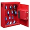 Adiroffice 40-Key Steel Digital Electronic Lock Wall-Mount Security Key Cabinet, Red ADI680-40-RED-MK - alternate 2